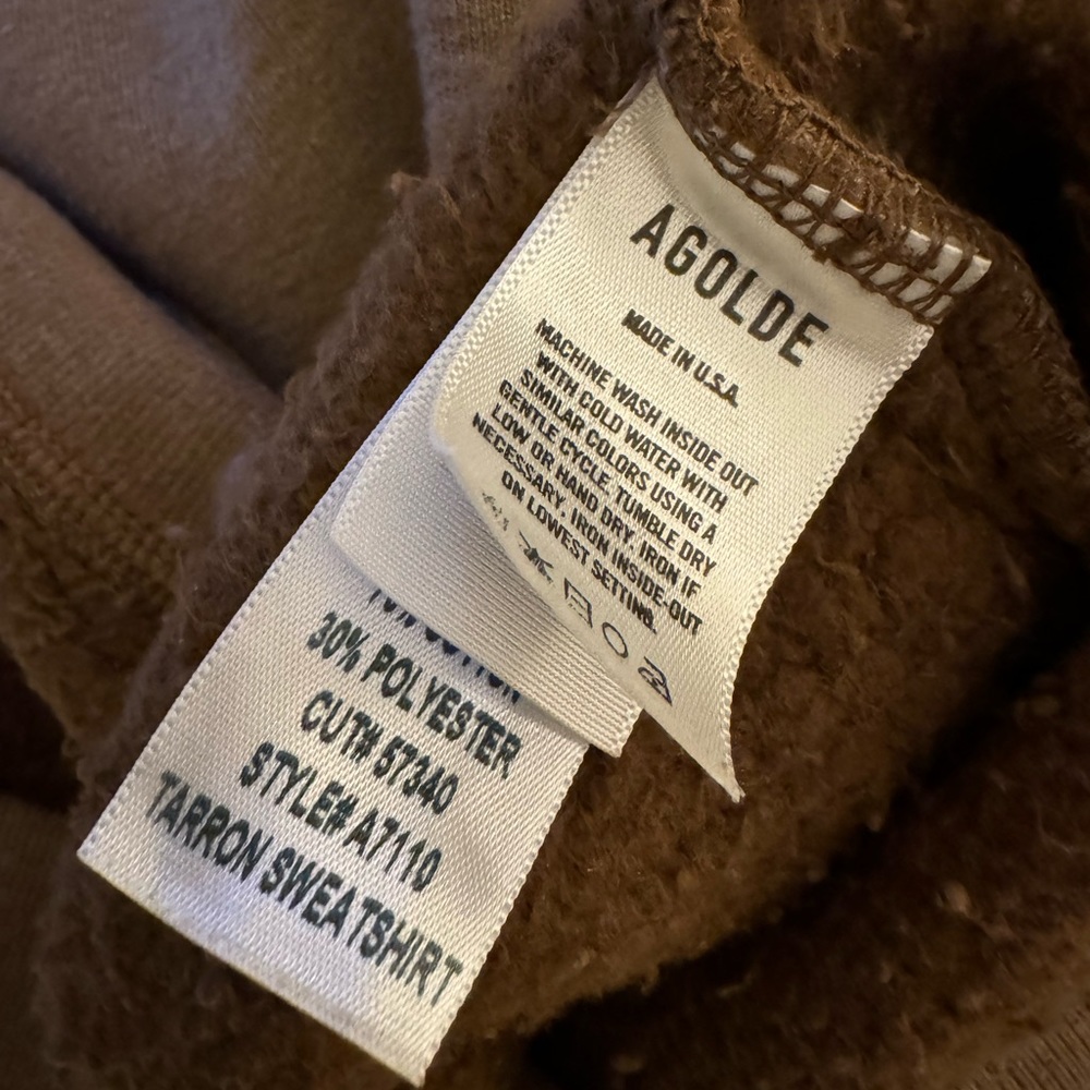 Agolde Tarron Sweatshirt - Size Xs View 3